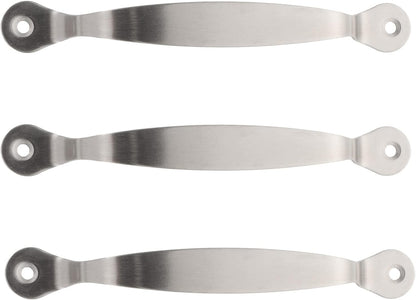 Cutting Board Handles Cabinet Pulls: 3pcs Stainless Steel Drawer Handles for Kitchen Butcher Board, Side Pulls
