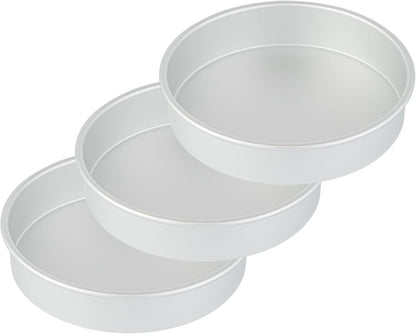 Restaurantware-Met Lux 9 x 2 Inch Straight-Sided Baking Tin, Oven-Ready Anodized Aluminum Round Cake Pan