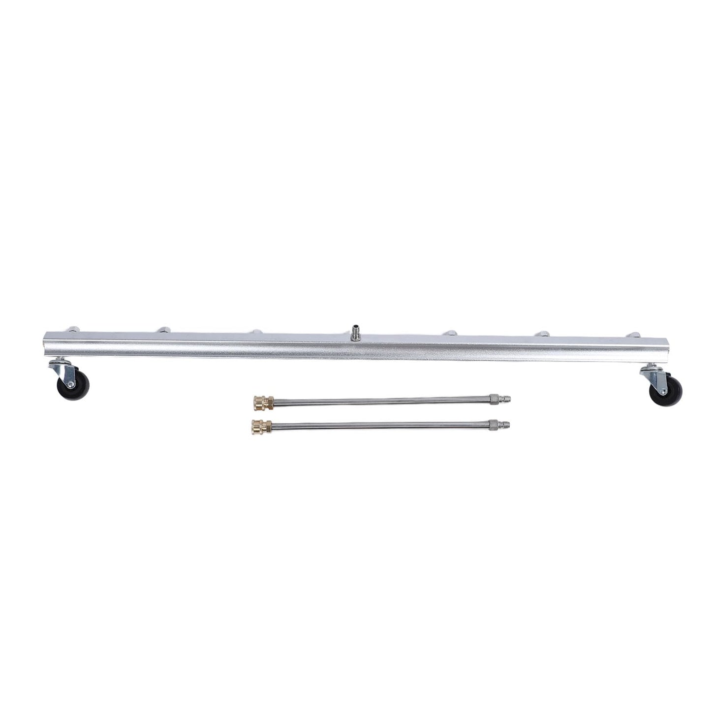 39.37inch Pressure Washer Cleaner, Power Pressure Washer Attachment, Stainless Steel Water Broom with 1/4inch Quick Connector, Surface Cleaner for Household and Business Use (for Undercarriage