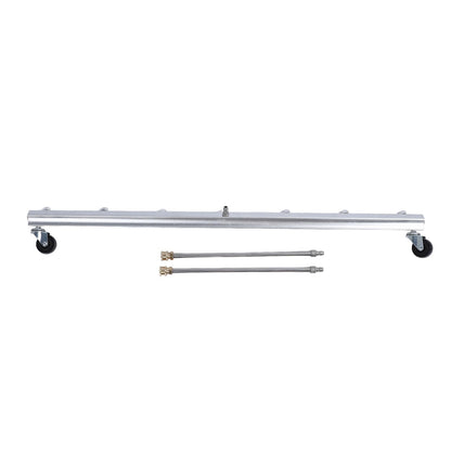 39.37inch Pressure Washer Cleaner, Power Pressure Washer Attachment, Stainless Steel Water Broom with 1/4inch Quick Connector, Surface Cleaner for Household and Business Use (for Undercarriage