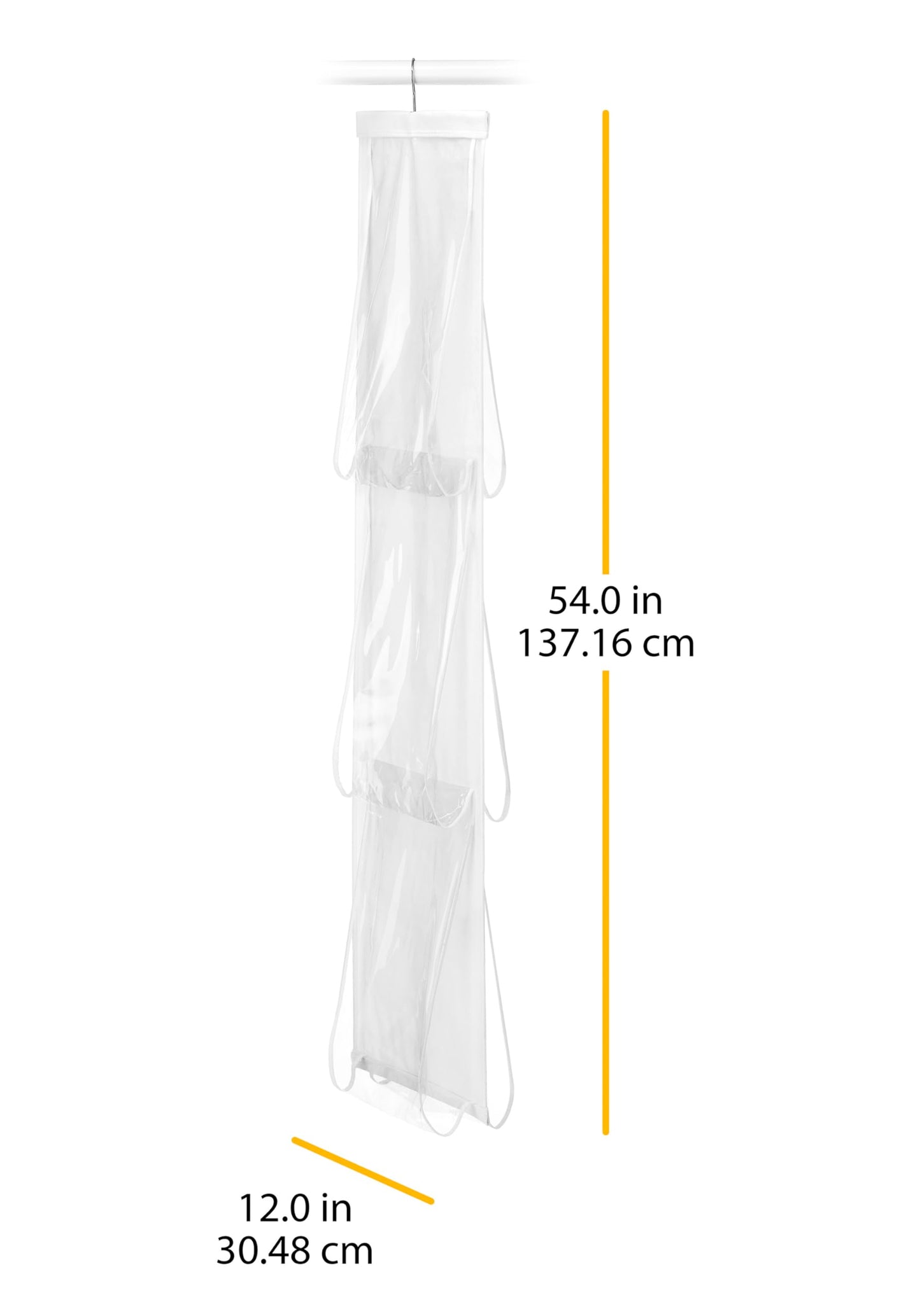 Whitmor Hanging Boot File - Hanging Storage for Men's and Woman's Boots - 3 Pair