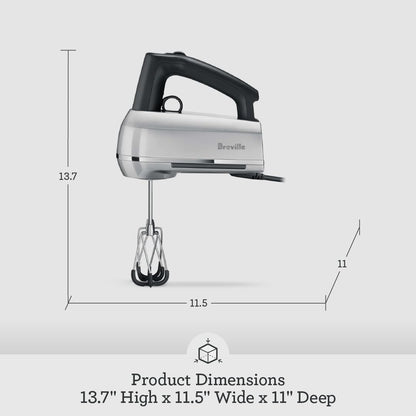 Breville BHM800SIL Handy Mixer for Baking, Silver