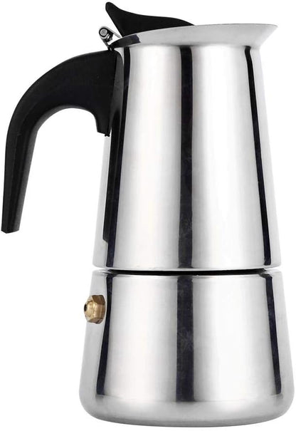 Asixx Stainless Steel Coffee Maker, Perfect for Home or Office, 4 Sizes (450ml)