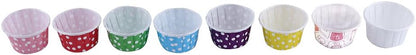 Fdit 100pcs Paper Cake Cupcake Liner Case Wrapper Muffin Baking Cup for Party Wedding Xmas - 7 Colors (White)