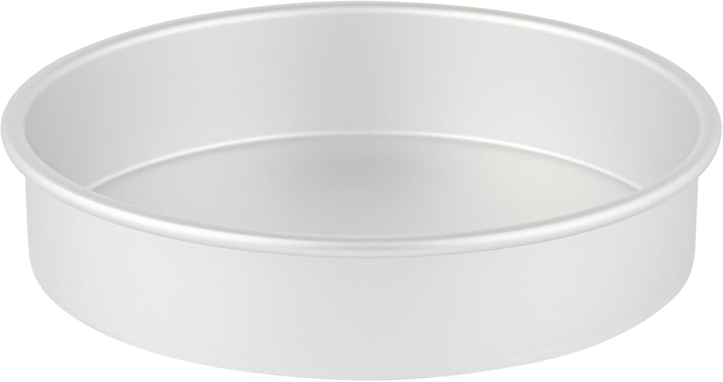 Restaurantware-Met Lux 9 x 2 Inch Straight-Sided Baking Tin, Oven-Ready Anodized Aluminum Round Cake Pan