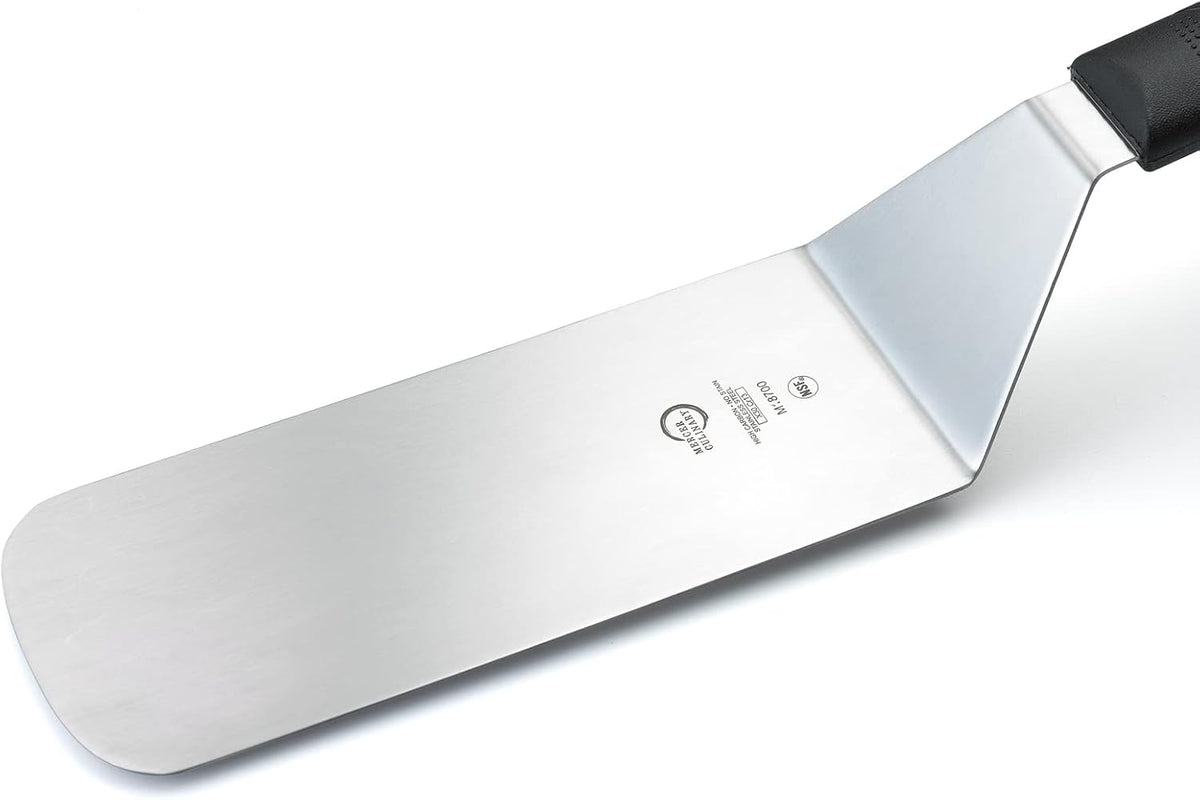 Mercer Culinary Millennia Turner/Spatula, 8 Inch Blade, Black Handle