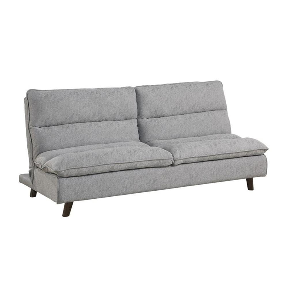 Lexicon Manisha Futon Sofa Sleeper Bed, Gray