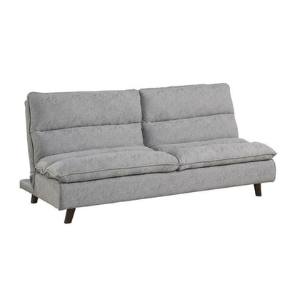 Lexicon Manisha Futon Sofa Sleeper Bed, Gray