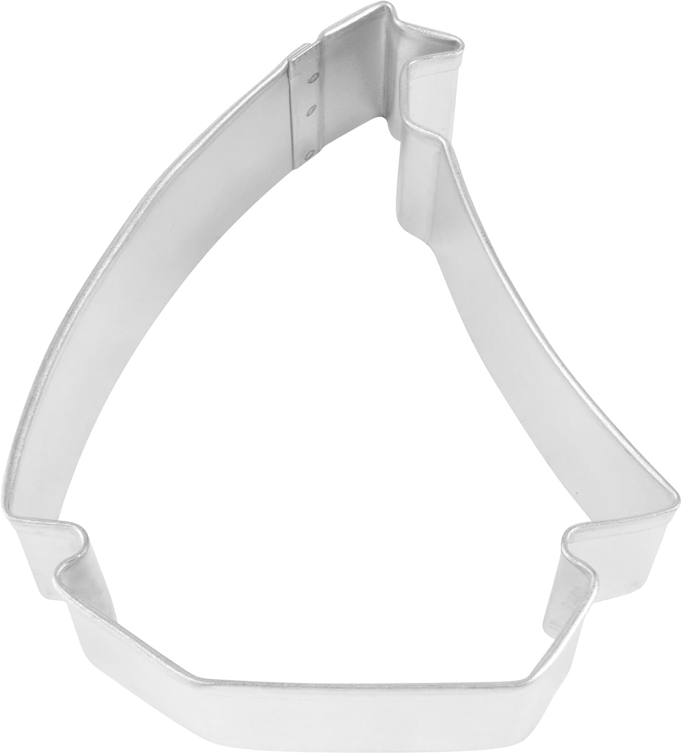 R&M Sailboat Cookie Cutter, 3.5" in Durable Tinplated Steel