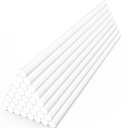 ENPOINT Metallic Gold& White Hot Glue Sticks, 8" x 0.27" for Crafting, Woodworking, Decoration, Bonding Repair, Wax Sealing
