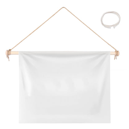 Adjustable Wooden Tapestry Hanger Wood Wall Hanging Rod for Tapestries, Boho & Farmhouse Wall Decor (16-28 Inches)