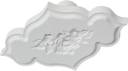 PME Creative Set of 4 Plaque Rose & Plain Embossing Plunger Cutters