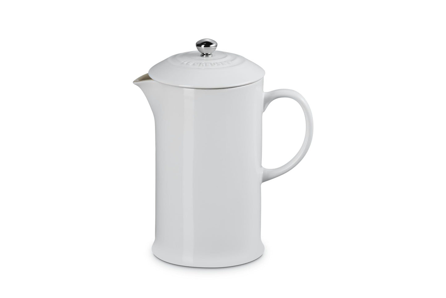 Le Creuset Stoneware French Press, 34 oz., White