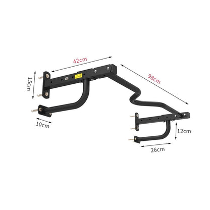 JDXQBLD Horizontal Bar,Chin Up Station Full Body Strength Training Workout Bar Home Gym Exercise Workout Equipment