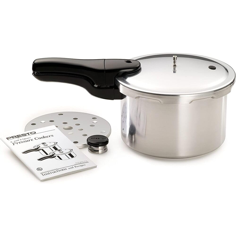 Presto 01241 4-Quart Aluminum Pressure Cooker