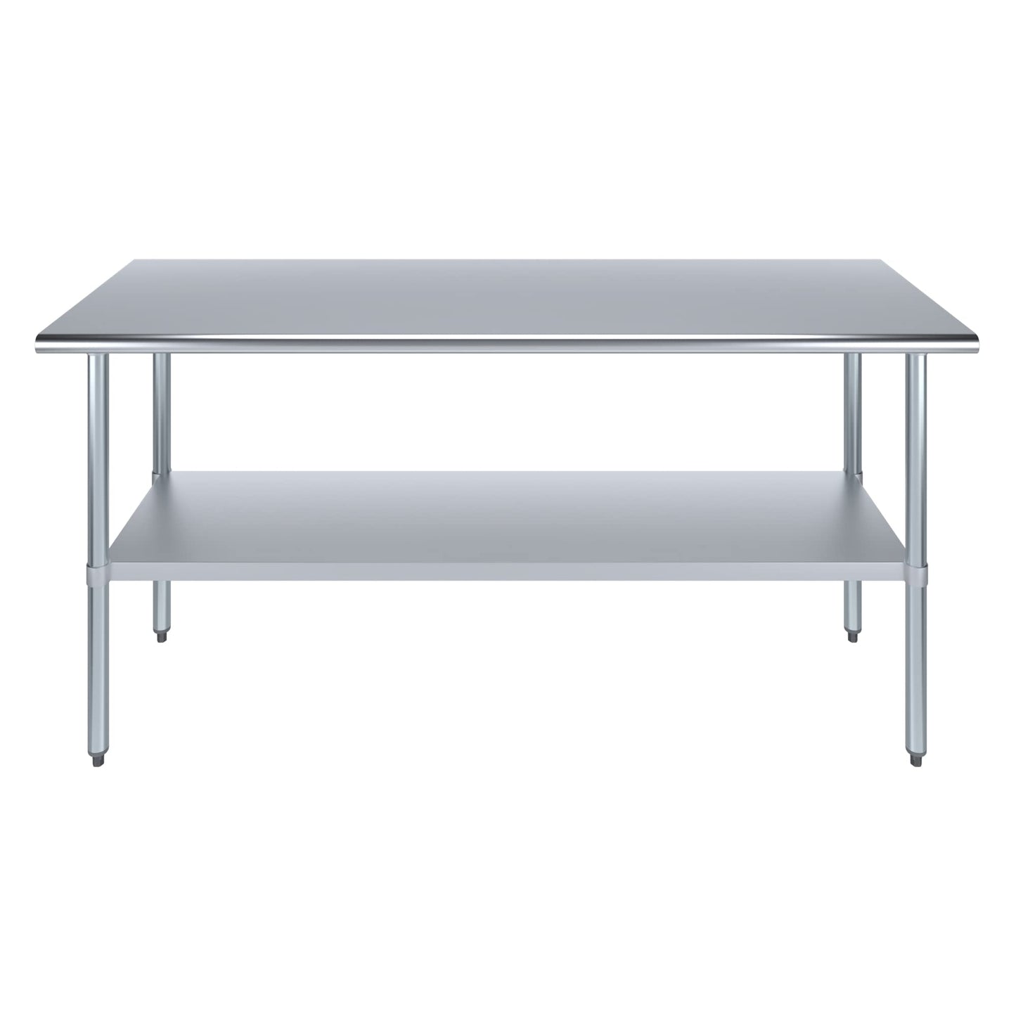 24" X 72" AmGood Stainless Steel Work Table | NSF Metal Prep Table | Commercial & Residential Kitchen Laundry Garage Utility Bench