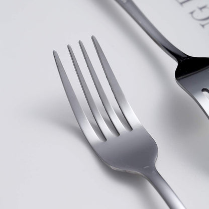 Dinner Forks Set of 6, Berglander 7.9" Stainless Steel Shiny Mirror Fork Set, Sturdy and Dishwasher Safe