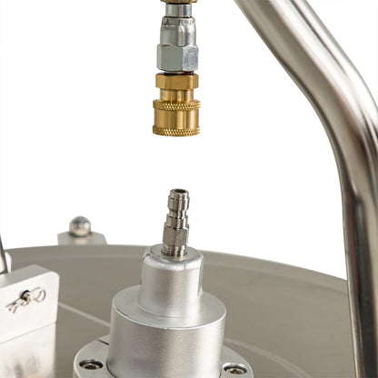 cciyu 20 Inch Stainless Steel Surface Cleaner Pressure Washer Attachments 3/8" Quick Connector