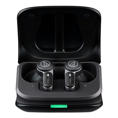Audio-Technica ATH-TWX7BK Wireless Earbuds, Black