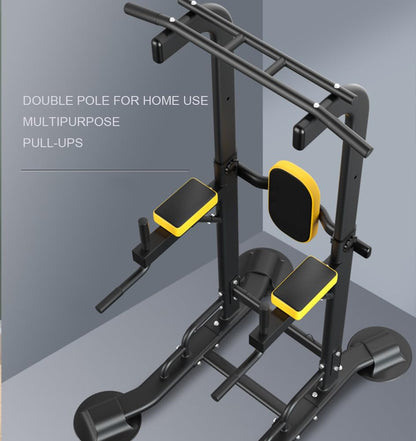 Power Tower Dip Station Adjustable Pull Up Bar, Push Up Workout Dip Stands Strength Training Equipment,for Home Gym 300Kg