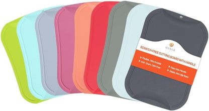 doblé Non-Scratch Flexible Cutting Board, Medium (13.5" x 9.3"), Space Gray, Dishwasher Safe