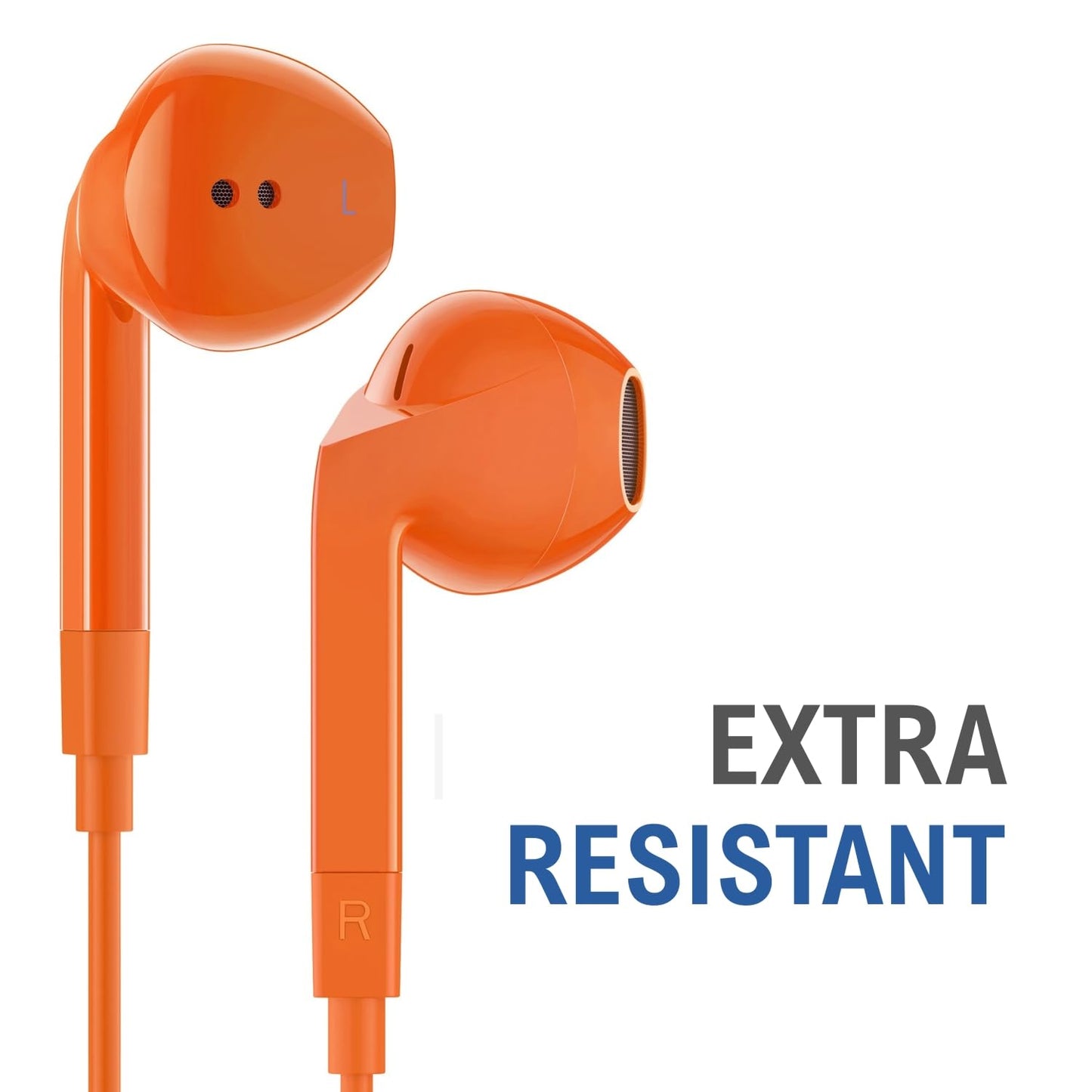 LUDOS FEROX USB C Headphones for iPhone 17 16 15 Pro Max Plus Air iPad Pro, 5 Years Warranty, USB-C Earbuds for Samsung Galaxy S24 S23 Ultra S22 S21 FE S20 Z Flip 3 Fold 4 A53, USB Type C Earphones