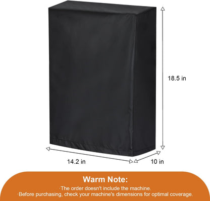 Dustproof Air Purifiers Cover for Storage, Universal Waterproof Cover for Home Appliances (Black)