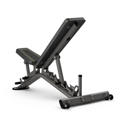 Matrix Fitness Multi-Adjustable Bench | Full Body Workouts, Home Gym Training, Weight Lifting | Easy Adjustments, Low Bench Height, Ultra Durable Design