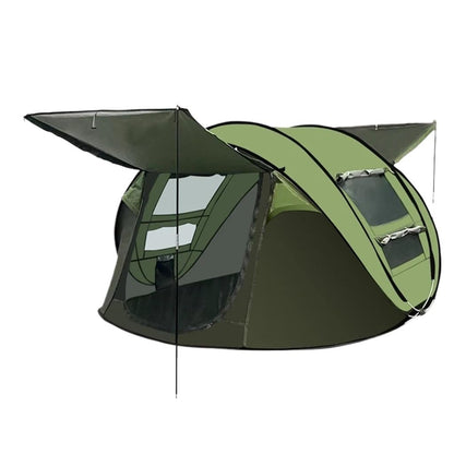 Outdoor Camping Tent Fast Automatic Family Party Beach Sunscreen Anti-ray Space Ventilation is Convenient