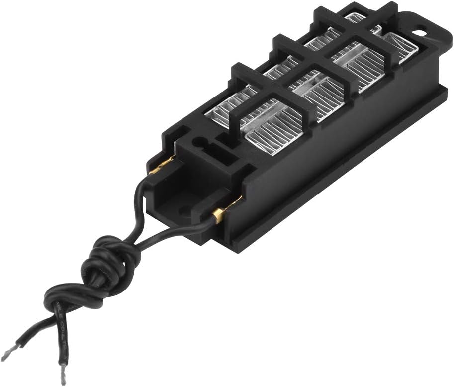 Walfront Heater PTC Ceramic 50W, 12V Conductive Type Electric Heating