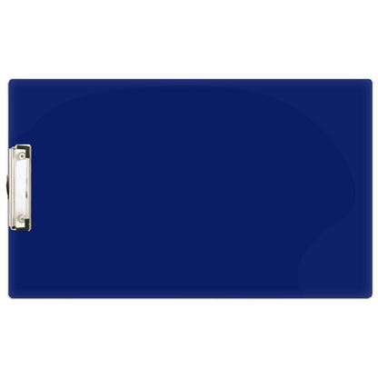11x17 Clipboard Acrylic Panel Featuring a Low Profile Clip Blue