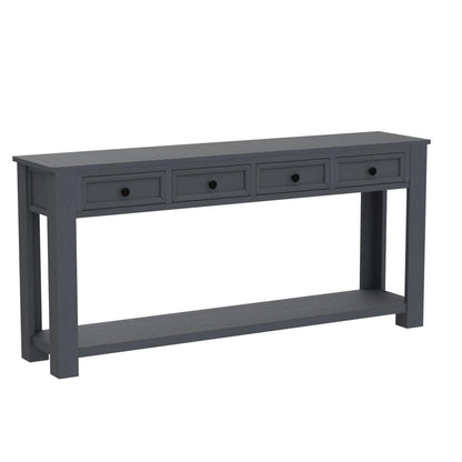 Console Table Sideboard with Storage and Bottom Shelf for Living Room, Kitchen, Entryway/Hallway