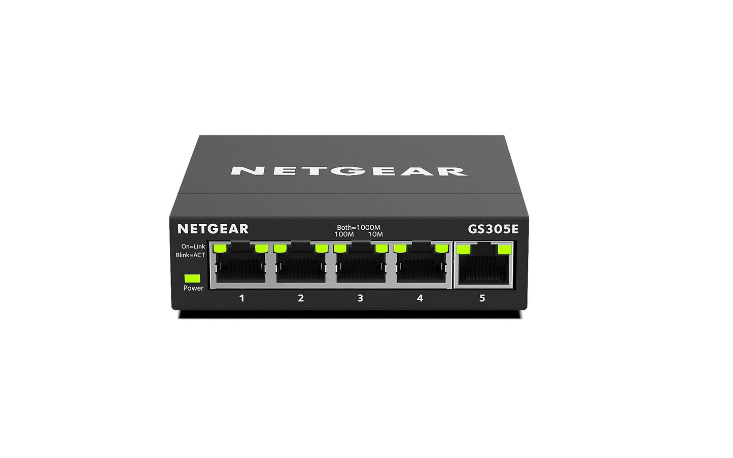 NETGEAR 5-Port Gigabit Ethernet Easy Smart Managed Essentials Switch - Desktop or Wall Mount, Home Network Hub, Office Ethernet Splitter