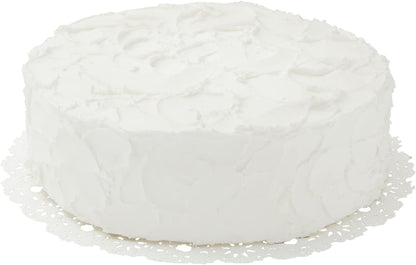 Juvale White Lace Paper Doilies for Tea Party Decorations - 12 in Round, 200 Pack Disposable Paper Placemats