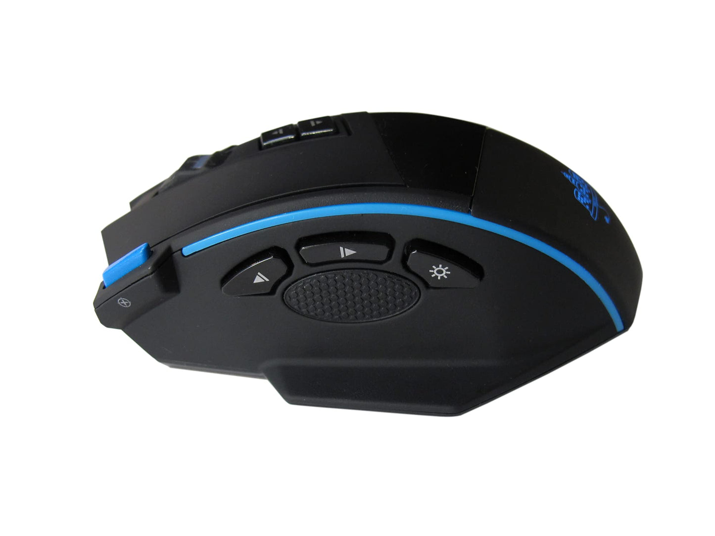 MOJO Silent Dual Mode Wireless Rechargeable Gaming Mouse - Ultra Fast Tournament Level Performance Mouse for PC Gaming w/Adjustable DPI (1000-4800), Custom Software, Macros, and More