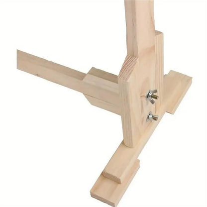Cross Stitch Stand Wooden Cross Stitch Frame Height Adjustable Embroidery Rack Stand for Stitching Sewing Craft(8/10)