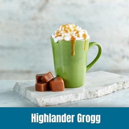 Door County Coffee Highlander Grogg Flavored Ground - 60 Single Serve Cups - Medium Roast - 100% Specialty Arabica