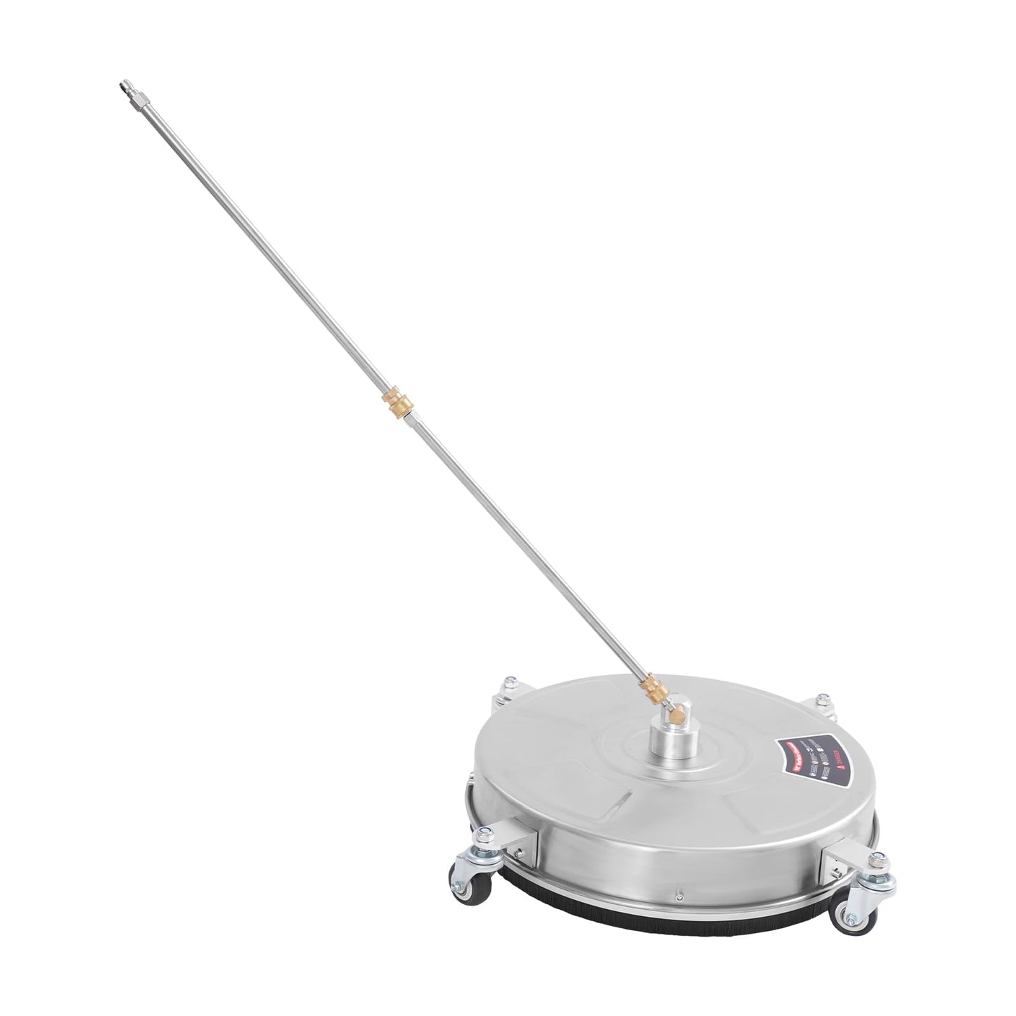 TRELVEX 18" Pressure Washer Surface Cleaner with 4 Wheels, 1/4" Quick Plug, Surface Cleaner for Pressure Washer Attachment for for Concrete, Patio, Sidewalk, Deck and Driveways, 5000 PSI