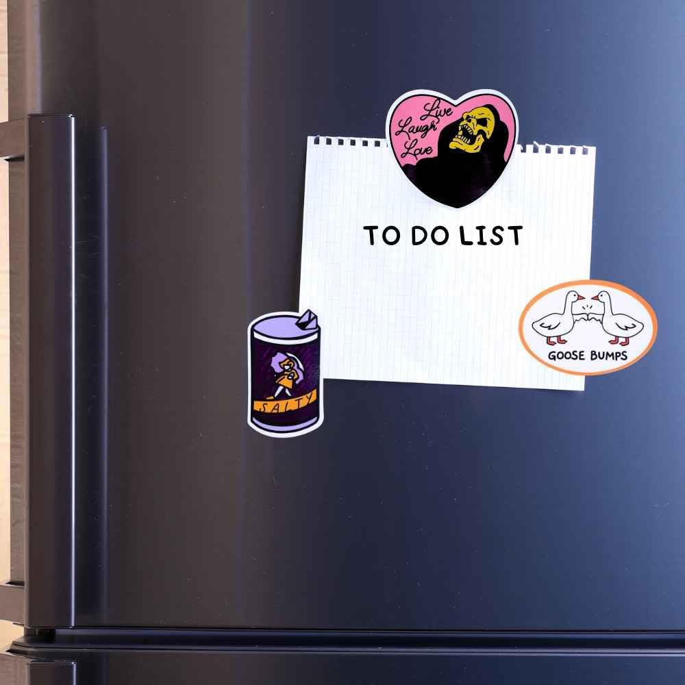 YJ PREMIUMS 12PC Funny Fridge Magnets Cute Sassy Quirky Novelty Magnet for Kitchen, Car, Desk, Meme Gifts
