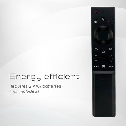Ceybo Original Solar Voice Remote Control Replacement with YouTube Netflix Shortcut for Samsung Smart TVs, Compatible with Neo QLED 8K, QLED (BN59-01480A)