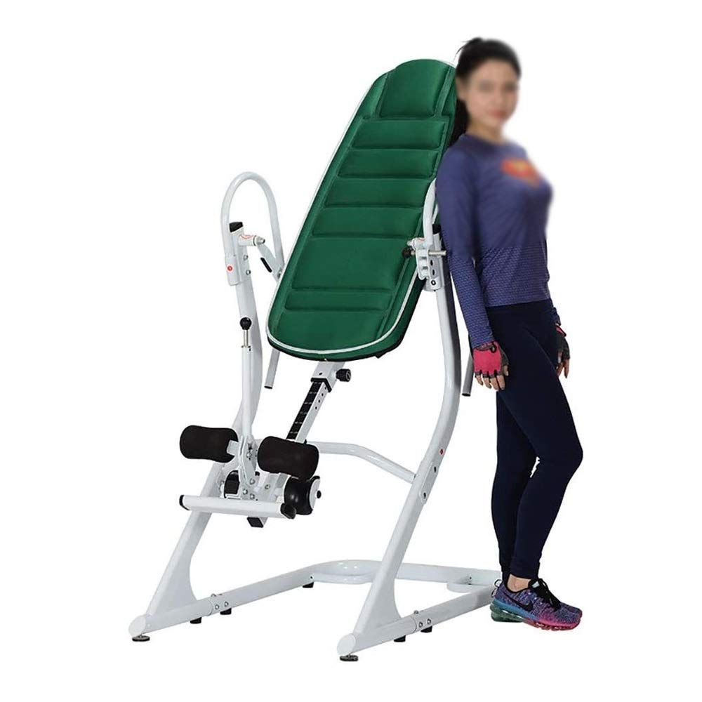 Inversion table, heavy duty back stretcher machine steel frame for back pain relief, adjustable height 135-195cm, maximum load 150kg
