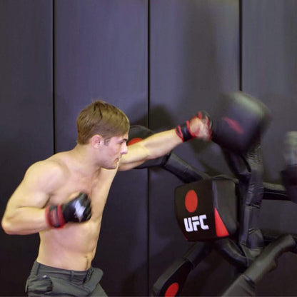 UFC BAS Body Action System Deluxe - Professional Freestanding Home Training Equipment System for MMA, Kickboxing, Muay Thai and Martial Arts - Adjustable Punching and Kicking Pads