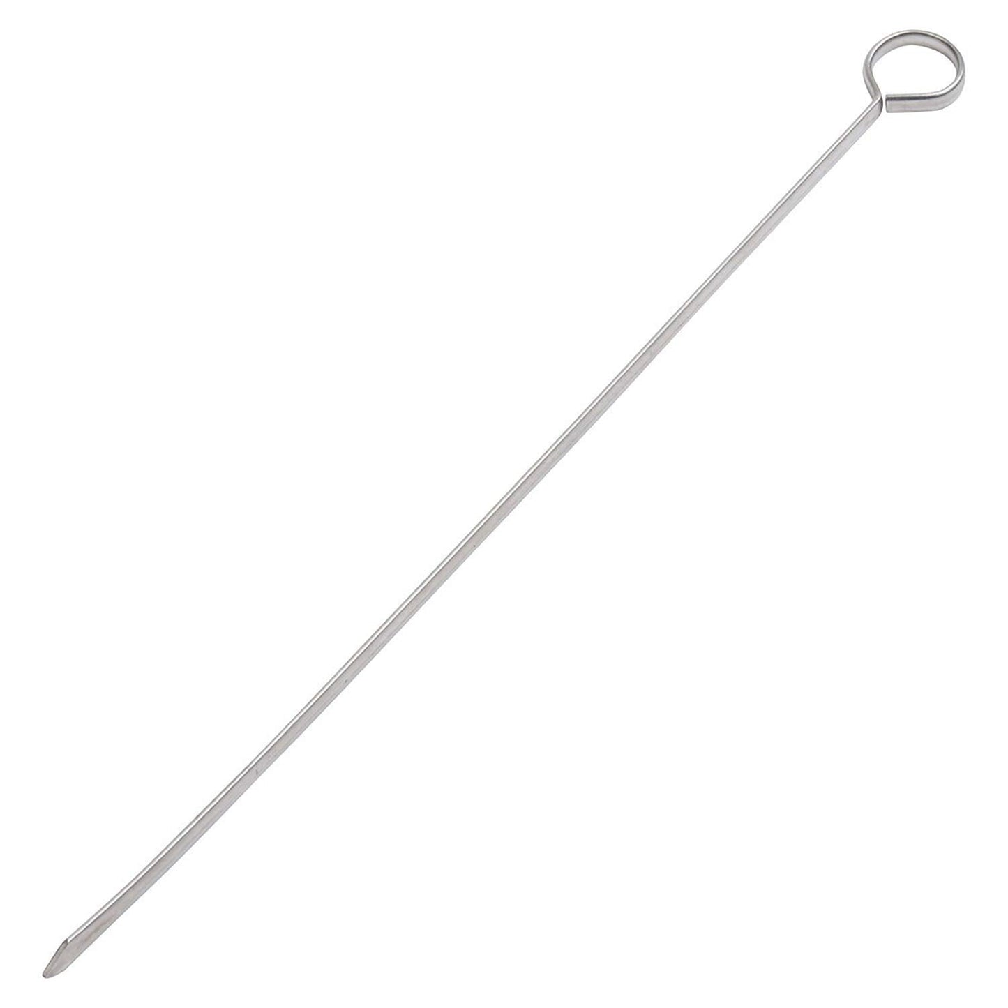 Blue Donuts 24 Pack Kabob Skewers for Grilling 12 Inch - BBQ Grill Grilling Accessories, Stainless Steel, Pack of 24