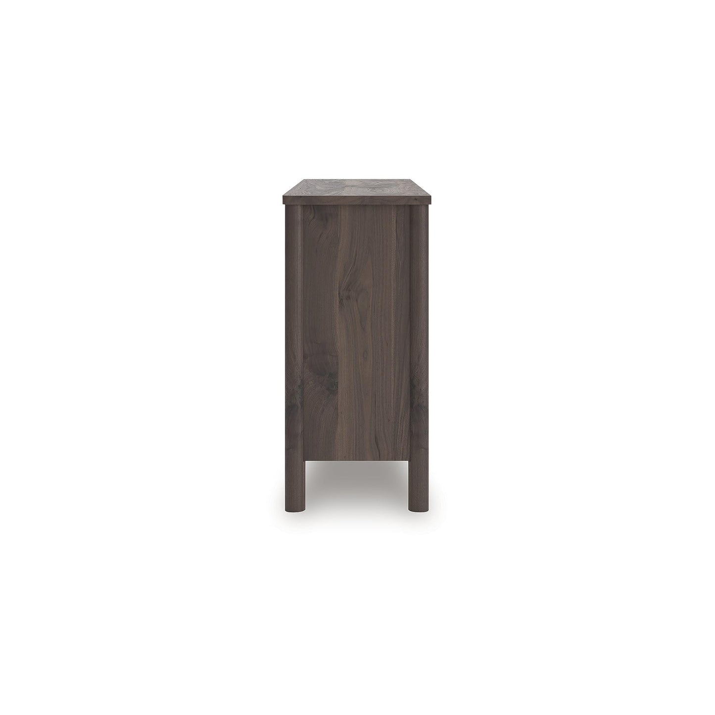 Signature Design by Ashley Symarro Casual 6-Drawer Dresser with Walnut Finish, Dark Brown