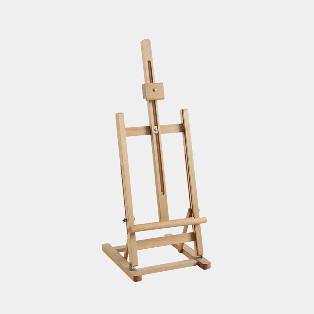 Desk Easel Table Top Easel Drawing Board Wooden Table Top Easel,Foldable Made from Solid Beech Wood,Strong and Strong,Long-Lasting,and Not Easy to Rust for Artist Display,Painting (E)