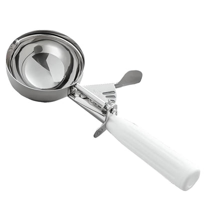 OCS Parts Professional Series #6 5/8-Cup Cookie Dough Scoop | 5.33-Ounce Round Stainless Steel Multipurpose Scoop for Dough, Baking, Batter, Meatballs, Rice, and Melon Balls | Dishwasher Safe