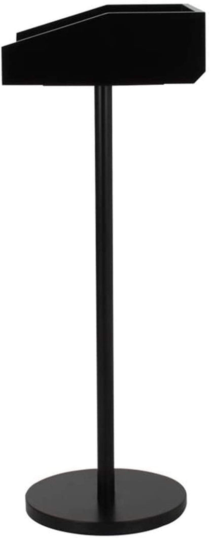 Lectern Podium Stand, Lectern Podium Free-Standing Floor Standing Pulpit Hotel Restaurant Entrance Podium Welcome Table Speaking Stage Master of Ceremonies