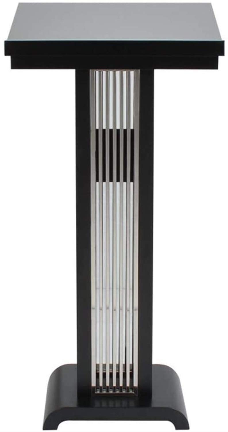 LaseVe Lectern Podium Stand, Floor Lectern Lecture Platform Speaking Simple Modern Hosting Stage Welcome Table Reception Desk Office Supplies Black