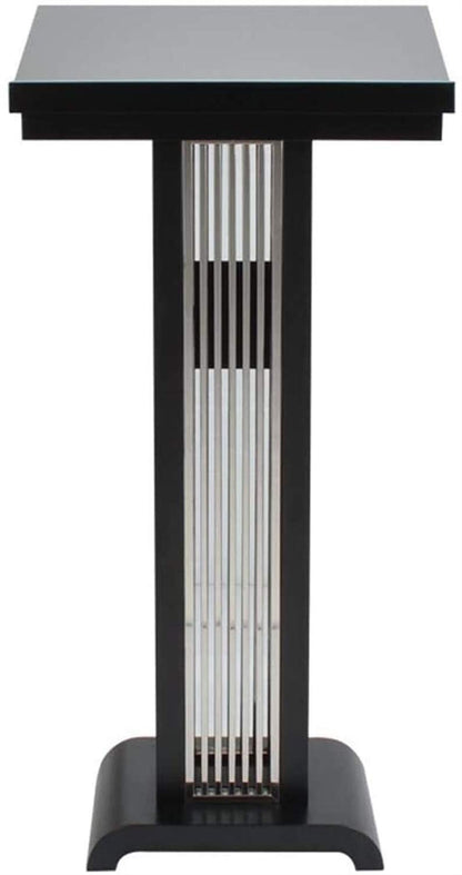 LaseVe Lectern Podium Stand, Floor Lectern Lecture Platform Speaking Simple Modern Hosting Stage Welcome Table Reception Desk Office Supplies Black
