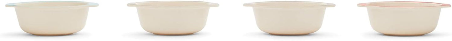 Red Rover Animal Bamboo Kid's Bowls, Multicolor Set of 4